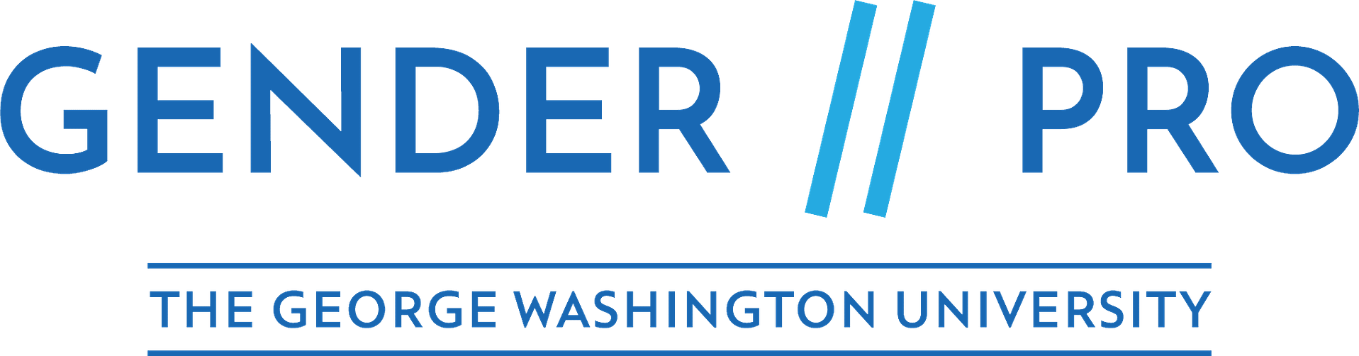 Gender Pro Logo The George Washington University