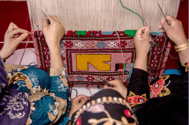 Women Doing Needlework