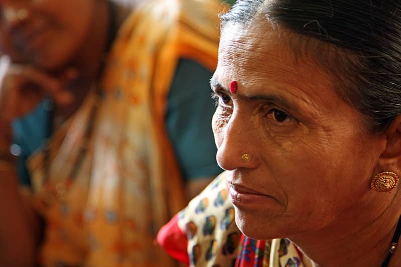 Close up photo of Indian woman
