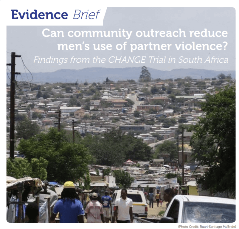 Evidence Brief Can Community Outreach Reduce Men Use of IPV