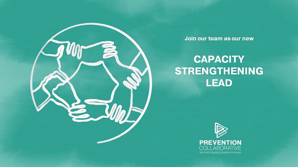 Join our team as our new Capacity Strengthening Lead