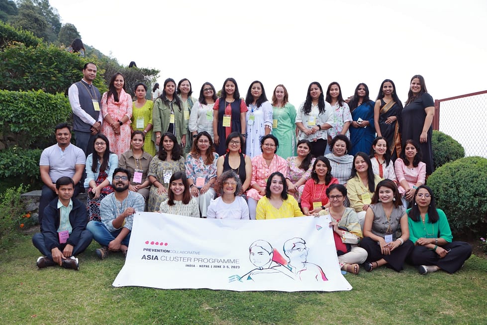 A group picture of participants of the Asia Cluster programme hosted by the Prevention Collaborative