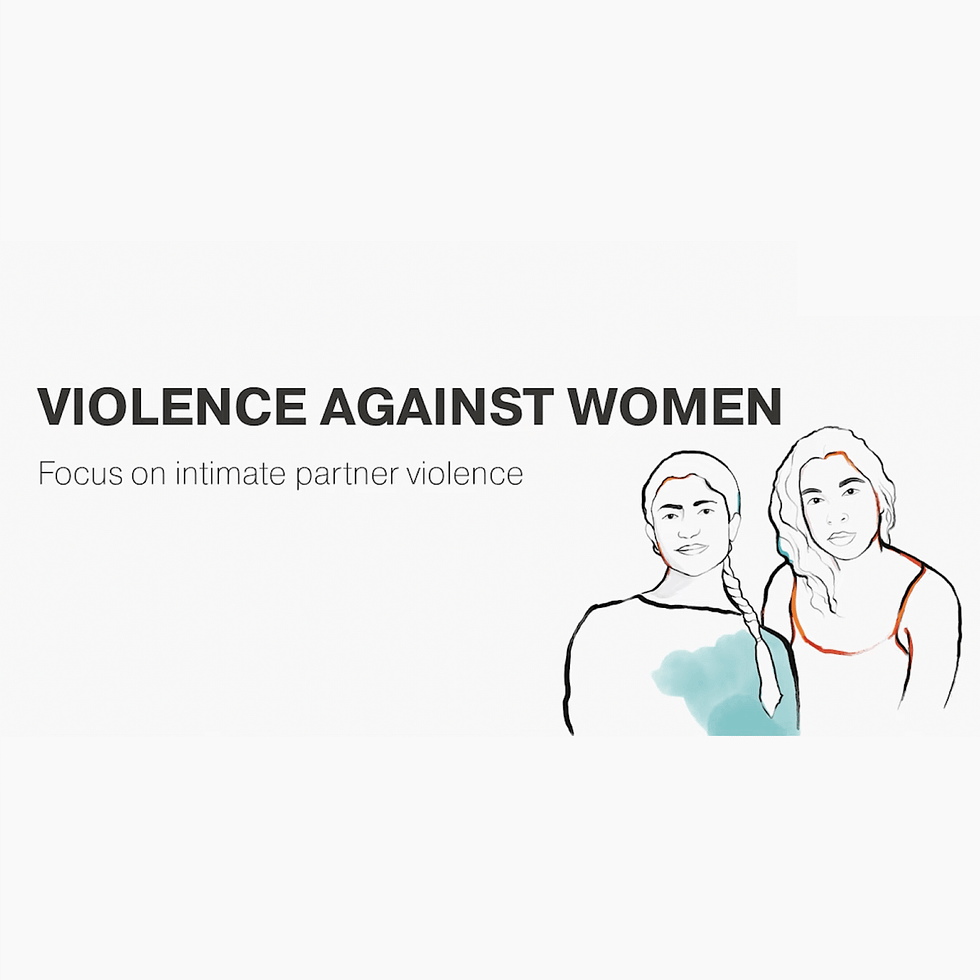 Violence against women focus on intimate partner violence